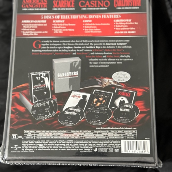 NIB Gangster Ultimate Film Collection 9-Disc DVD Movie Box Set Sealed New #22 - Picture 2 of 4